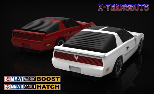 X Transbots MM VI Boost And MM VII Hatch Not MP Windcharger And Tailgate Figure Images  (3 of 5)